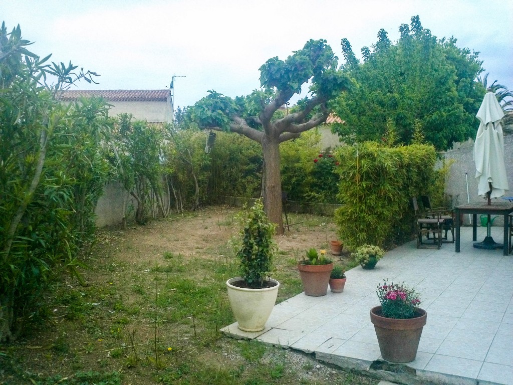 Création d'un jardin - Avant Création d'un jardin - Avant