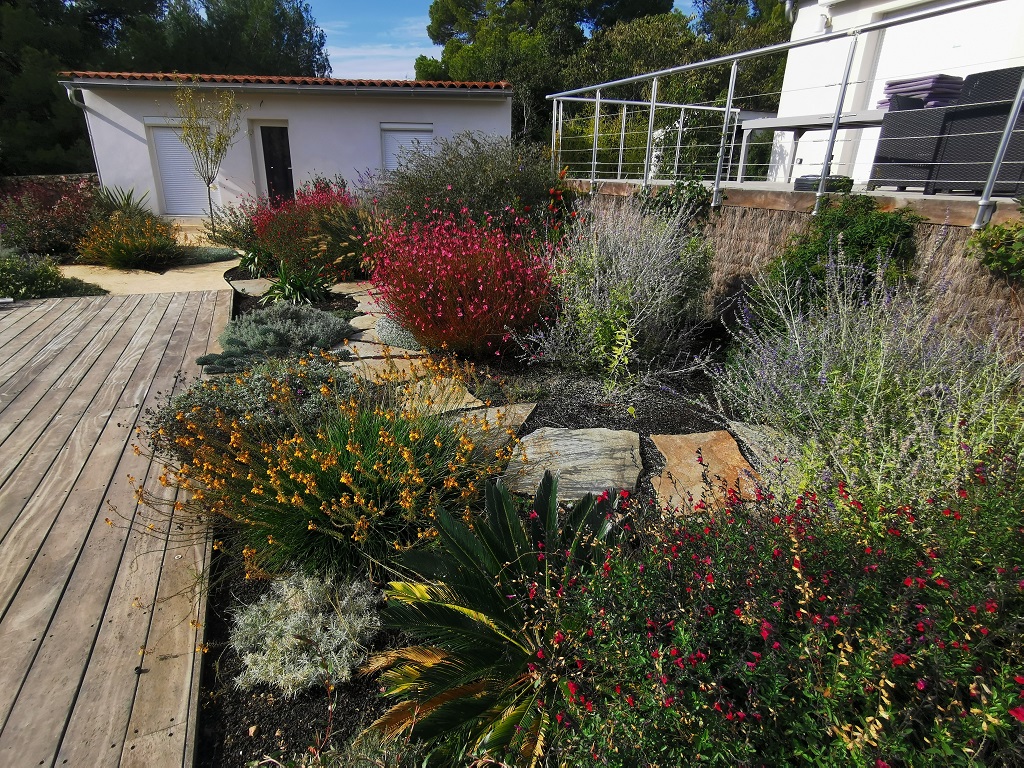 Paysagiste Pézenas, Gignac
Création de jardins
Jardin sec